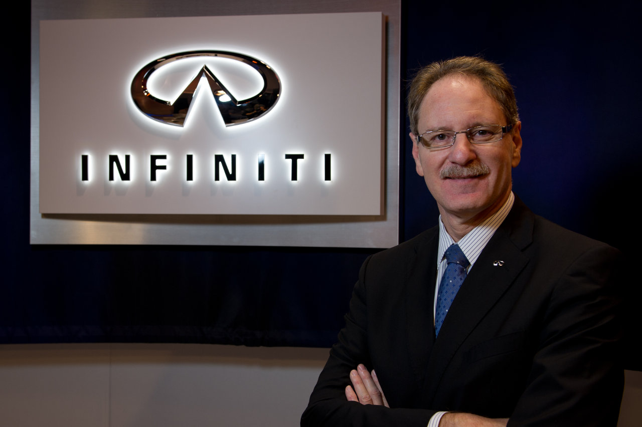 Infiniti President Johan de Nysschen, yesterday