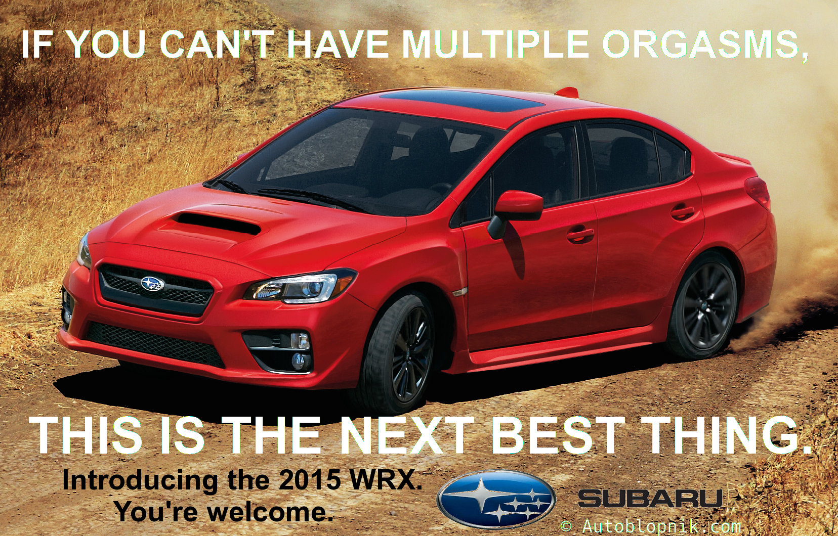Subaru WRX ad