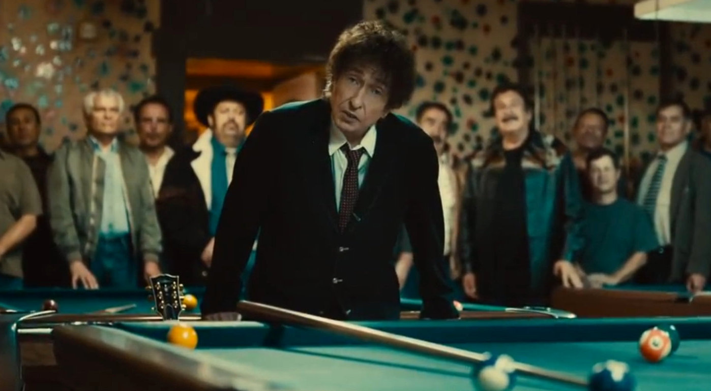 Someone who might or might not be Bob Dylan in a Super Bowl ad, yesterday