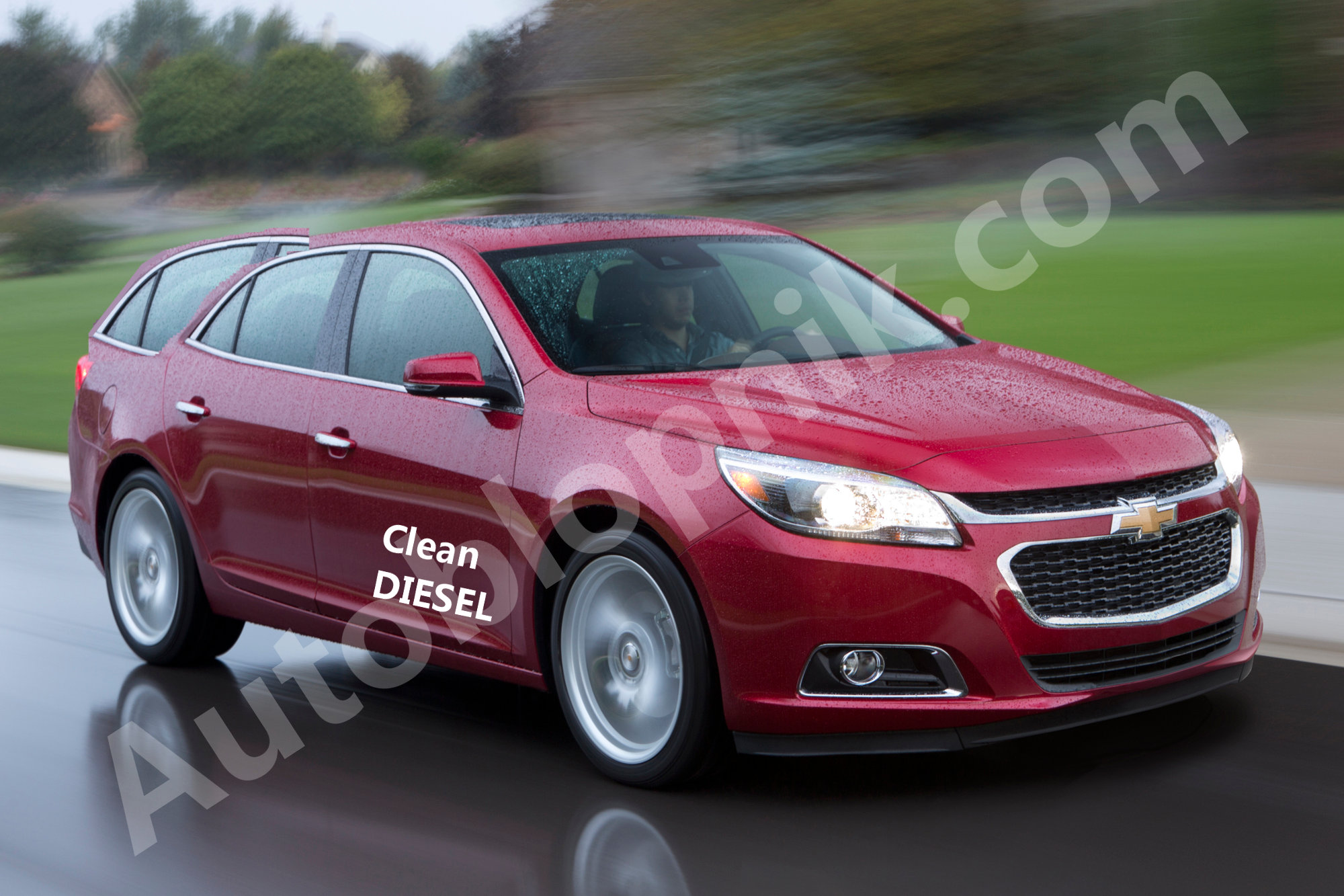 A poorly-paid artist's rendering of the 2015 Malibu Diesel Wagon, yesterday