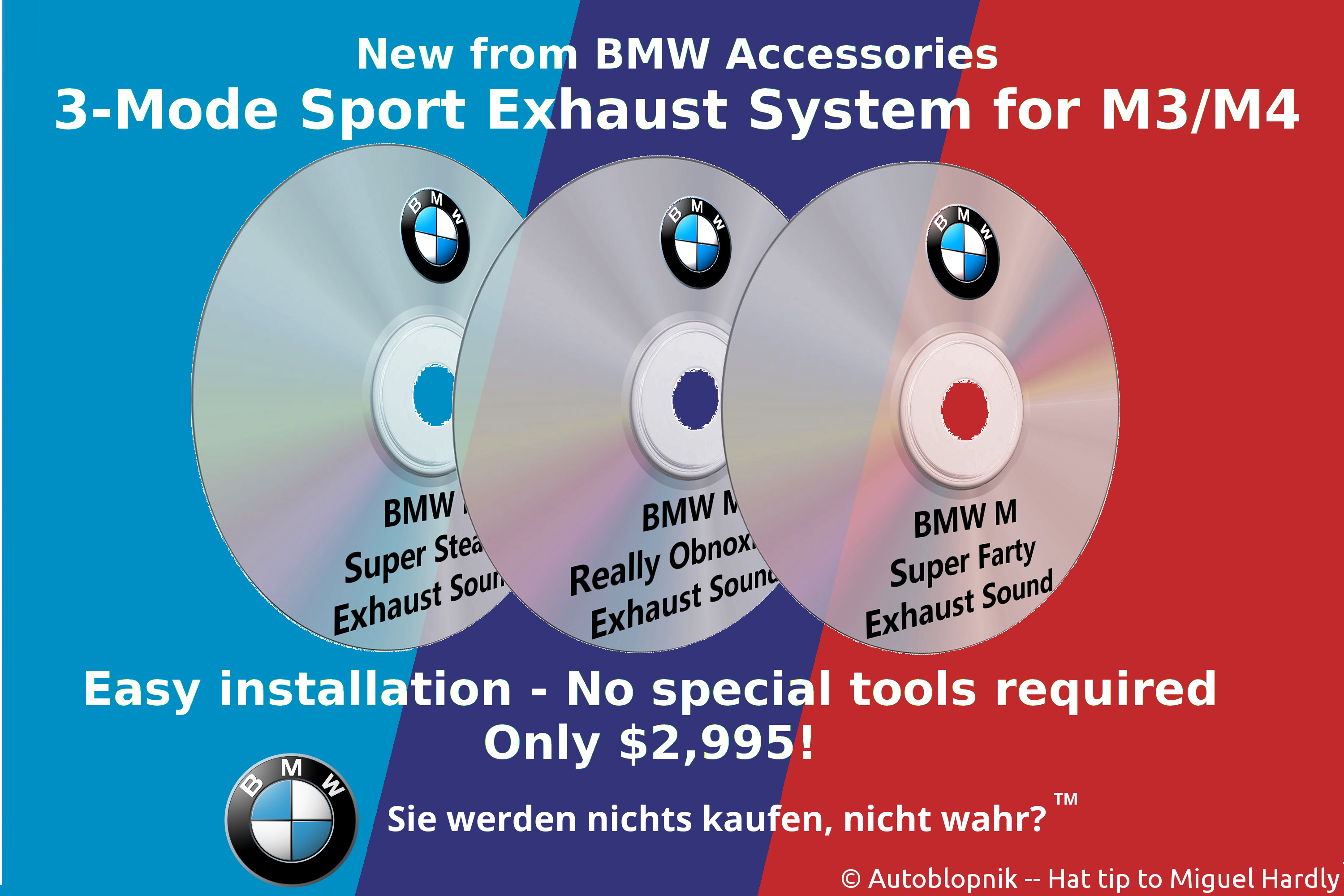BMW Sport Exhaust ad
