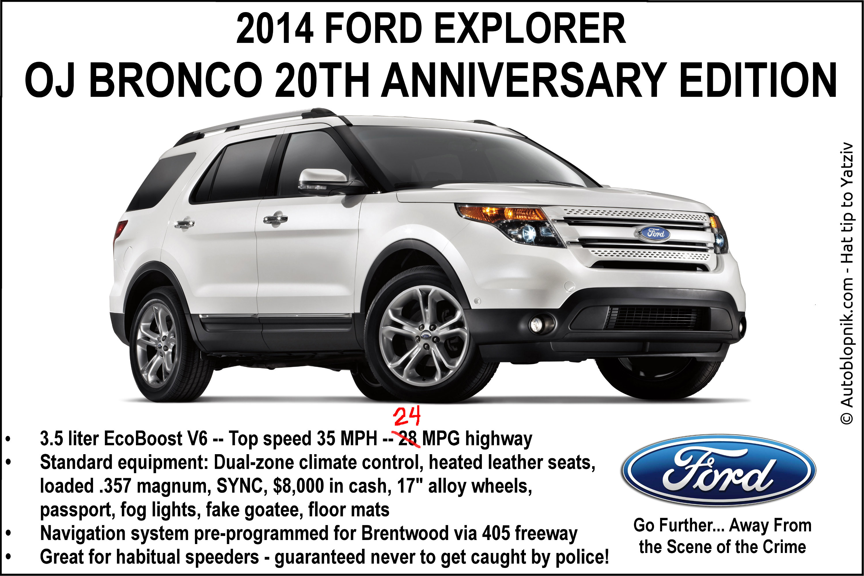 Ford Explorer OJ Bronco Edition