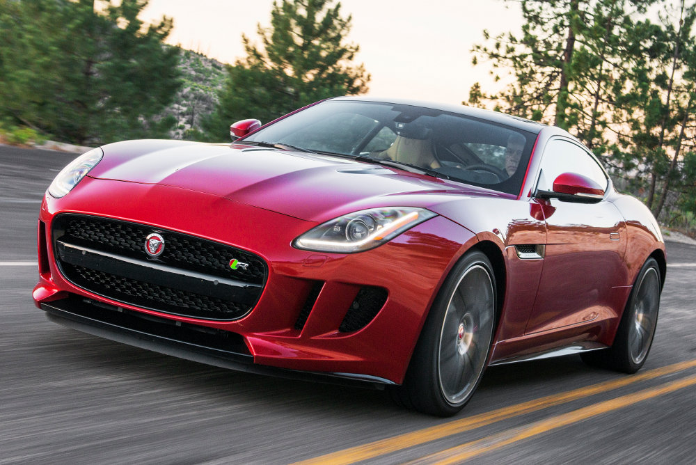 The 2015 Jaguar Ftyper Coupe, yesterday