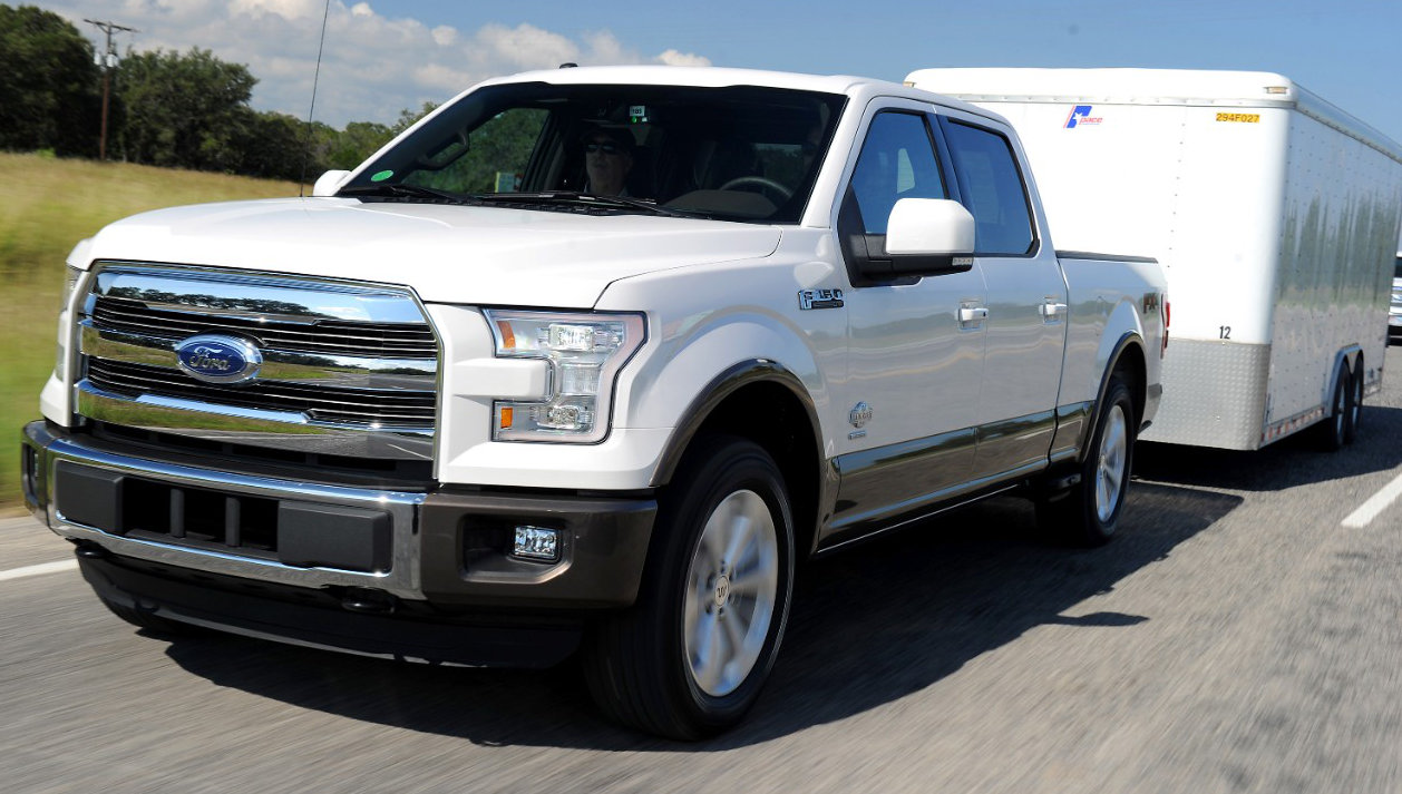 A Ford F-150 with turbo sand shit, yesterday