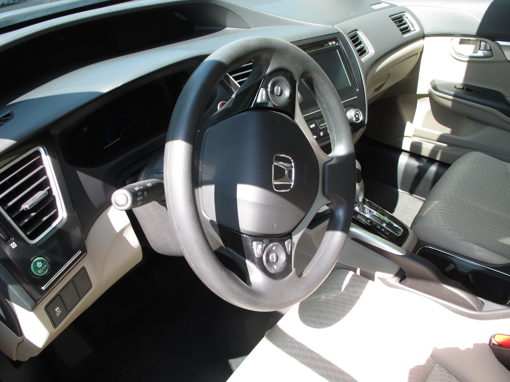 Honda Civic interior