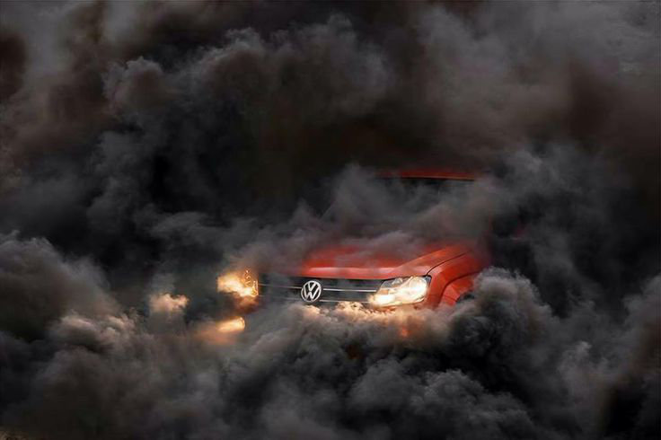 A fully emissions-complaint Volkswagen, yesterday