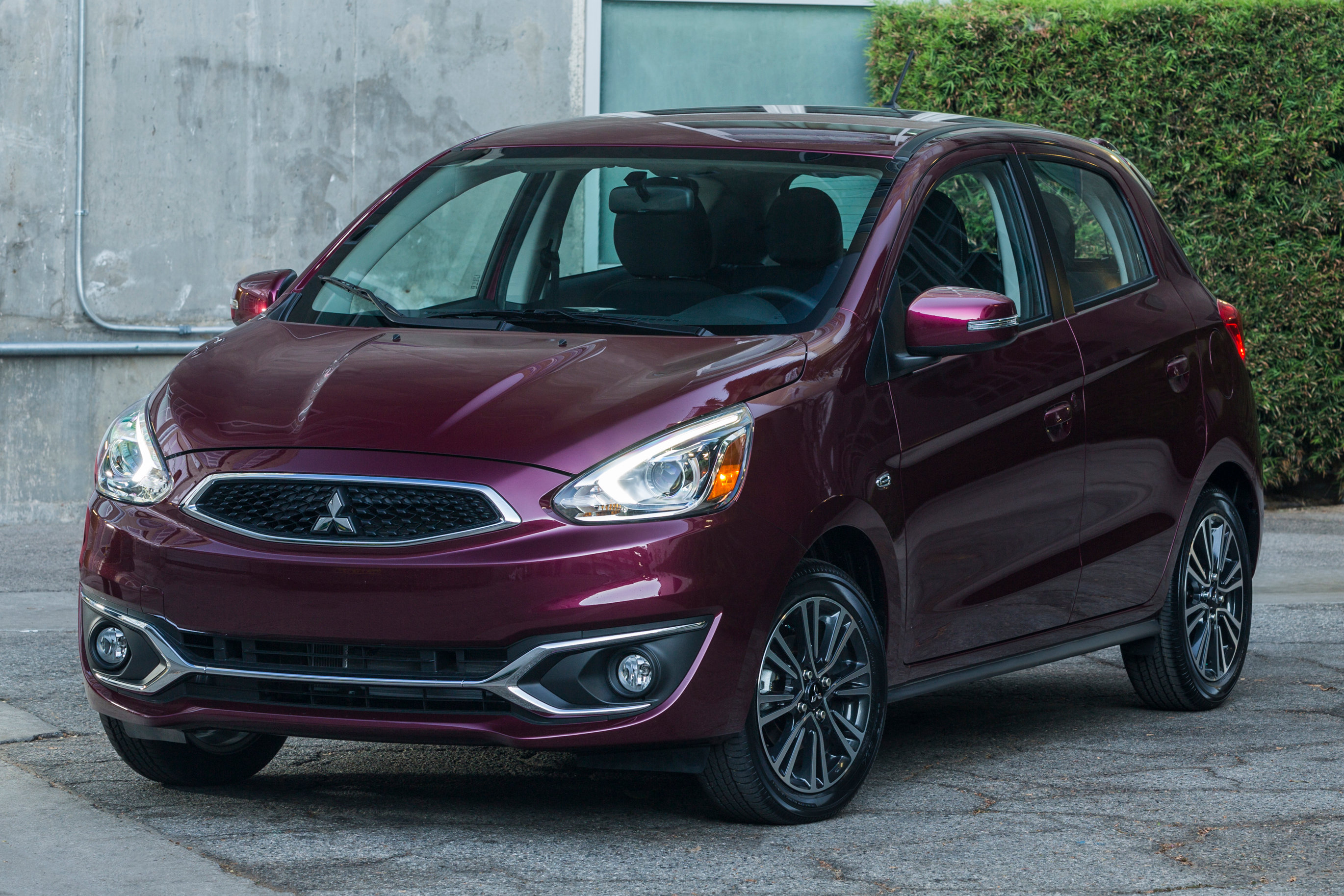 A 2017 Mitsubishi Mirage, yesterday