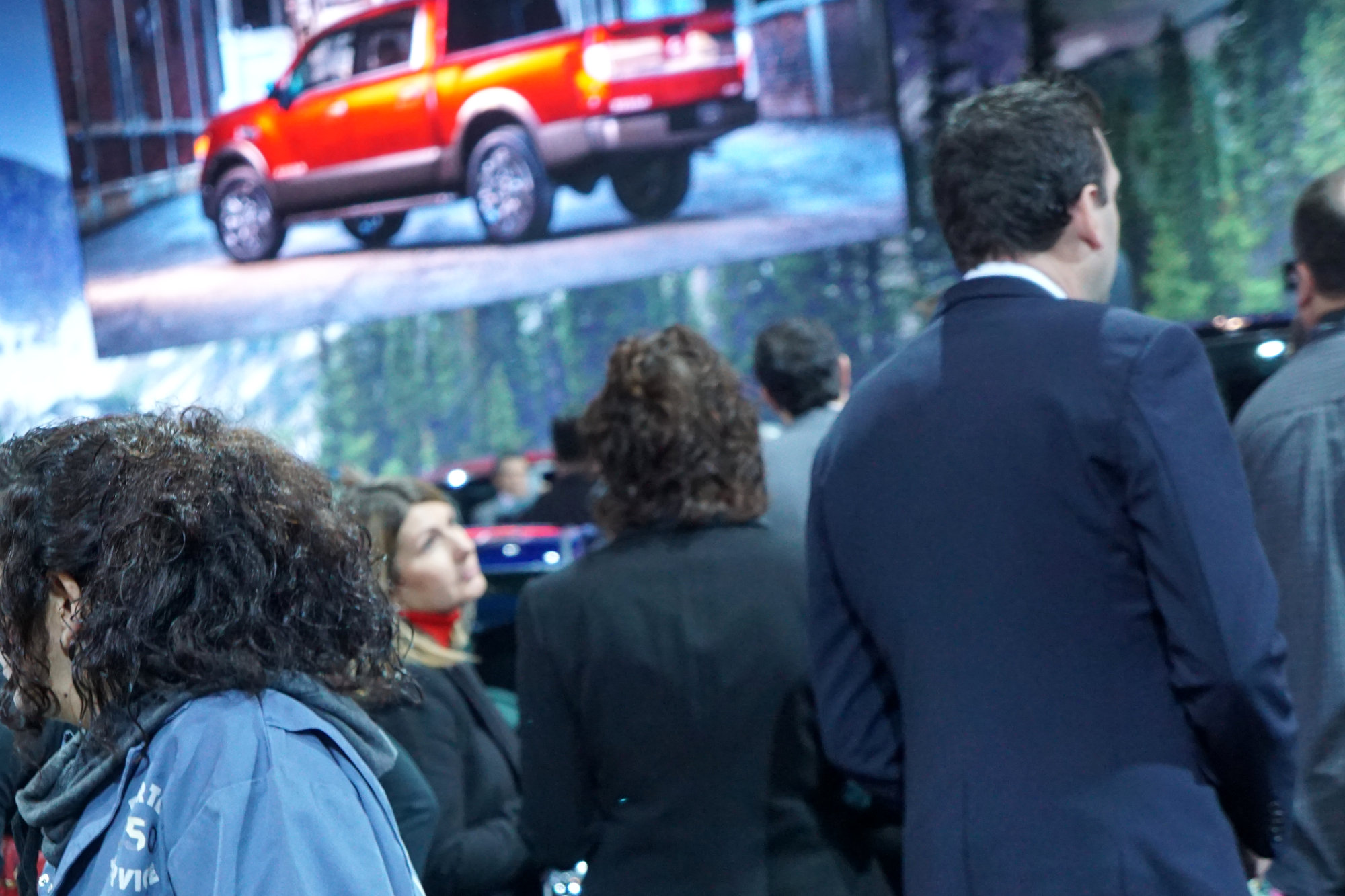 The new Nissan Titanic at the Chicago Auto Show, yesterday